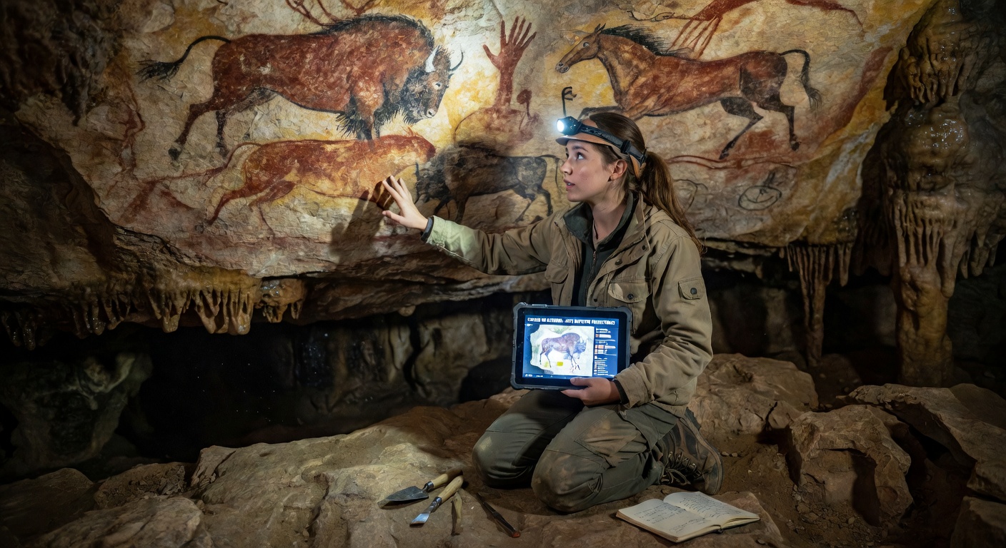 Explorando las cuevas de Altamira
