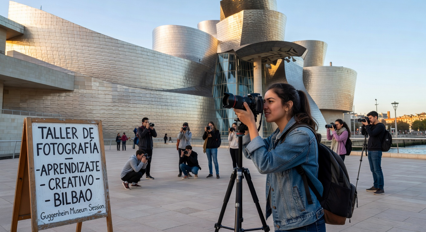 Taller de fotografía en el Guggenheim Bilbao